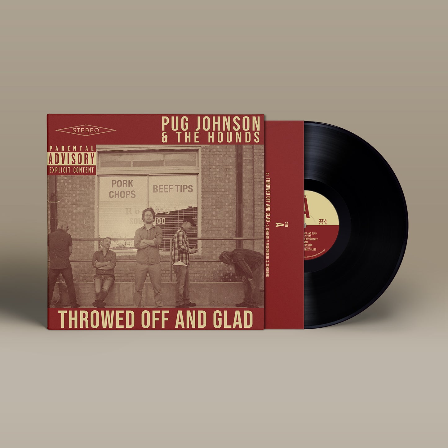 Throwed Off and Glad Vinyl