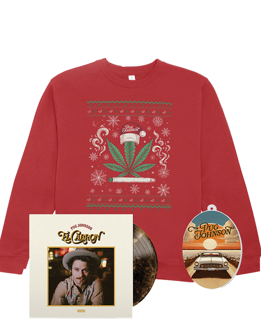 Pugly Christmas Sweater, Ornament, and El Cabron Vinyl - BUNDLE!